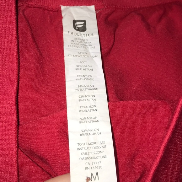 Fabletics Hot Pink Leggings - Picture 4 of 5